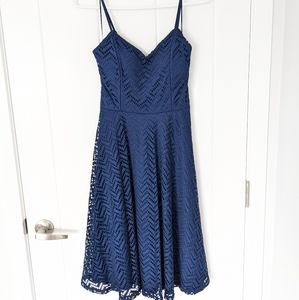 Navy blue dress
